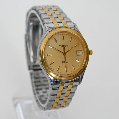 TISSOT PR50 Swiss Quartz Sapphire Two-Tone Unisex Wristwatch - Image 1 of 4