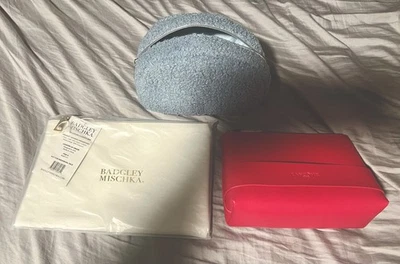 Lote de 3 bolsas de cosméticos de verano Estee Lauder, Ulta & Begley Mischka nuevas Foto 1 de 4