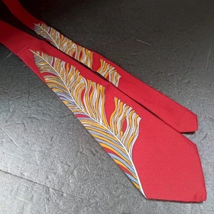 Corbata BALENCIAGA Balenciaga, roja, seda - Imagen 1 de 8