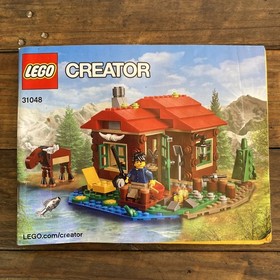 Lego Creator 31048 Lakeside Lodge Building Instruction Manual Only