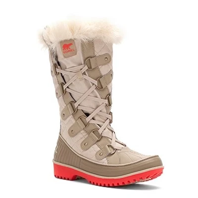 Botas de invierno impermeables Sorel para mujer Tivoli Twist cervatillo con cordones - talla US 8 Foto 1 de 4