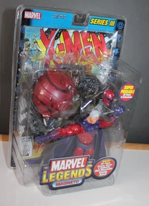 Marvel Legends X-Men Series III Magneto Super Poseable Figure W/ Comic 2002 Toy - Picture 1 of 6