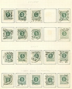 SWEDEN SPECIALIZED RINGTYPE COLLECTION used - 735 on pages Scott $4,930.00++ - Picture 1 of 12