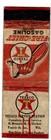 TEXACO GAS STATION matchcover matchbook - PRAIRIE DU SAC, WISCONSIN 