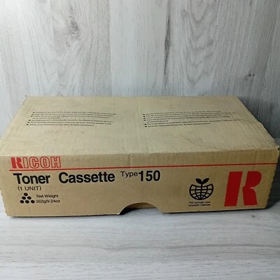 TONER CASSETTE TYPE 150 RICOH FAX BLACK INK - NEW IN BOX DATED 2019 - Image 1 of 3