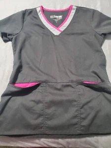 Grays Anatomy By Barco, Size S Black Scrub Top, Item 15 - Picture 1 of 3