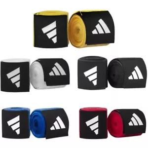 Adidas Boxen Handwraps 350 cm Muay Thai Handbandagen schwarz rot blau weiß rosa - Bild 1 von 14