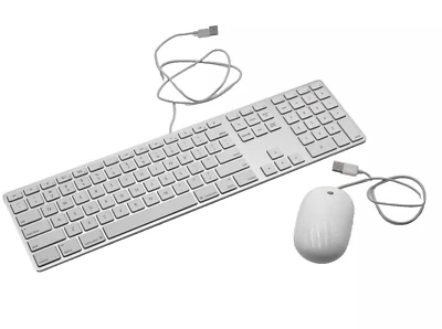 Apple Verkabelte Tastatur A1243 & Maus A1152 Kombi Set - ✅ Super Zustand - Bild 1 von 4