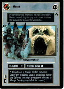 STAR WARS CCG REFLECTIONS VRF CARD WAMPA - Foto 1 di 1