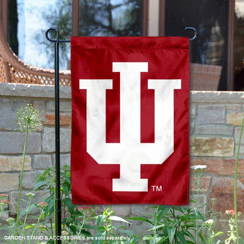 IU Hoosiers IU Logo Garden Flag and Yard Banner Cover
