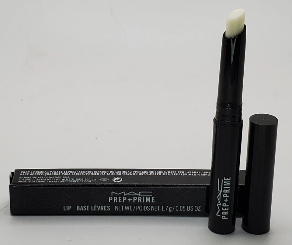 MAC Prep + Prime Lip Primer Clear Lipstick Base ~ Hydrating ~ Smooths ~Refines - Image 1 of 4