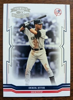 DEREK JETER, 2005 DONRUSS THROWBACK THREADS #2 - Image 1 of 2