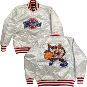 Tune Squad Taz Tasmanian Devil Herren Kopfbedeckung Klassiker bestickt Satinjacke - Bild 1 von 5