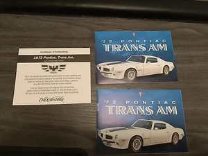 1/18 1972 pontiac trans am Brochures Only - Picture 1 of 7