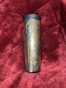 Starbucks Urlaub Goldfolie Sterne 2013 16 Unzen Heißer Kaffee Reisebecher Becher mit Deckel - Bild 1 von 8