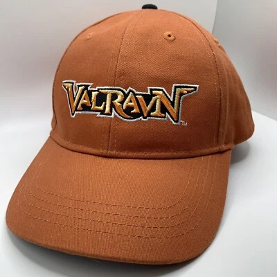 Cedar Point Valravn Montaña Rusa Gancho y Lazo Sombrero Ajustable Quemar Naranja Foto 1 de 4