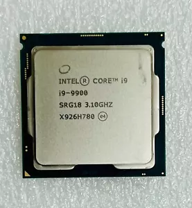 SRG18 INTEL CORE i9-9900 3.10GHz 16MB 8-CORE LGA1151 CPU PROCESSOR - Picture 1 of 1