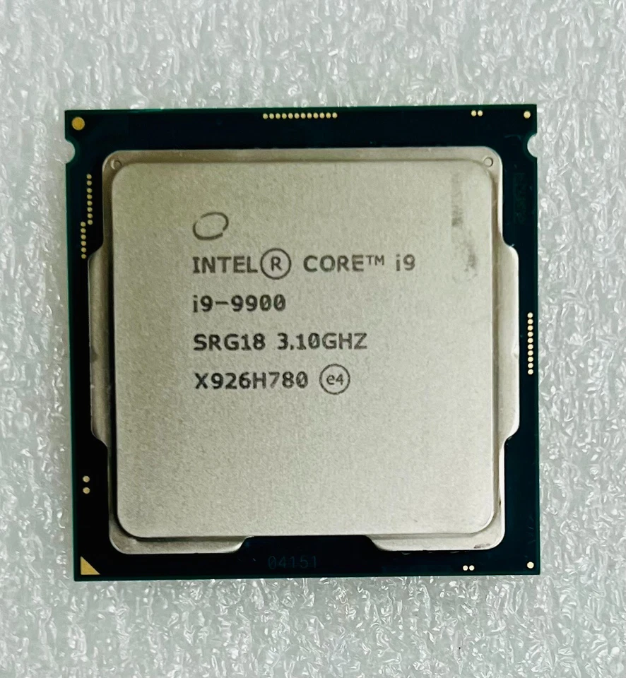 SRG18 INTEL CORE  i9-9900 3.10GHz 16MB 8-CORE LGA1151 CPU PROCESSOR - Image 1 of 1