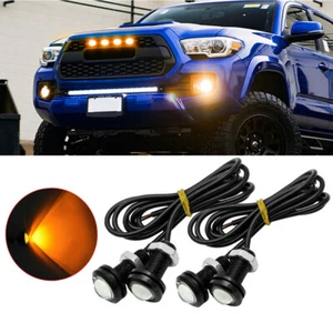 4pc Ford SVT Raptor Style LED Amber Grille Lighting Kit, Universal Fit Truck SUV - Picture 1 of 11