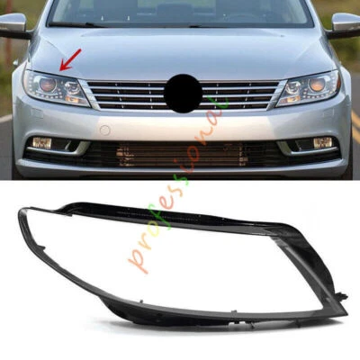 For Volkswagen CC 2013-2017 Right Side Headlight Clear Lens Cover + Sealant - Image 1 of 4
