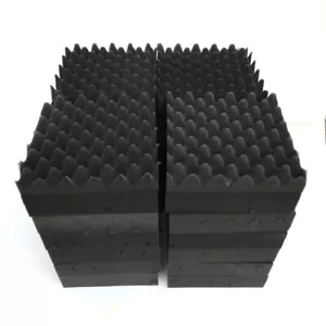 50Pcs Acoustic Egg Crate Foam Tiles Studio Wall Panel Treatment Soundproofing - Afbeelding 1 van 8
