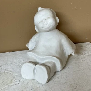 Teco, Art Unpainted Baby, Arts and Crafts, 3.5” Belgium - Picture 1 of 5