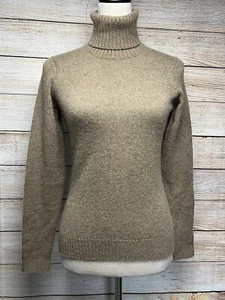 Ralph Lauren Collection Black Label 100% Cashmere Turtleneck Sweater Sz S Taupe - Picture 1 of 8