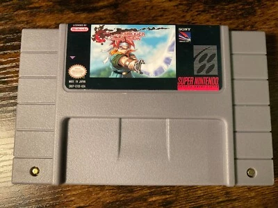 Carro de juego Chrono Trigger Crimson Echoes SNES 16 bits Rom EE. UU. NTSC Inglés Foto 1 de 4
