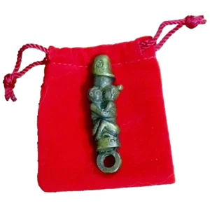 Amulett Thai Liebe Talisman Magie Messing Paladkik Charm Anhänger Glück Heilig Geschenk - Bild 1 von 6