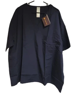 Harriton Medical Unisex Standard V Neck Scrub Top in 3XL NWT Navy M897 - Picture 1 of 4