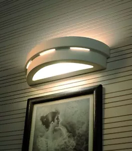 Ceramica Lampada da Parete Wandleuchte Colorabile Luce Pavimento Bianco Siri - Foto 1 di 4