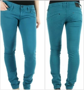 NEUF Pantalon NIKITA Isobel Damen Jeans Hose W27L32 bleu pétrole skinny original - Bild 1 von 8