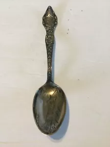 Vintage Kansas State Capital Sterling Collector Souvenir Spoon - Picture 1 of 7
