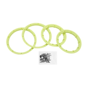 4pcs Green Nylon Wheel Rim Beadlock Rings fits 1/5 HPI Rovan Baja 5B 5T Losi LT - Picture 1 of 9