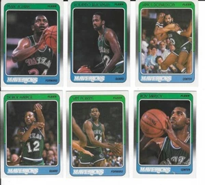 1989, 1990 y 1991 juegos de tarjetas de baloncesto Fleer Dallas Mavericks (3 juegos) - Imagen 1 de 3