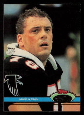 1991 Stadium Club #180 Mike Kenn Atlanta Falcons Football Card - Image 1 of 2