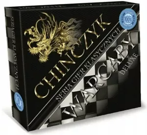Warcaby Chińczyk DELUXE Gra Planszowa Towarzyska Imprezowa Rodzinna Checkers Lud - Picture 1 of 6