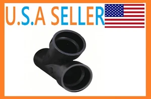 Street Wye: 1 1/2 Zoll x 1 1/2 Zoll x 1 1/2 Zoll Rohrgröße, männlicher Zapfen x weibliche Socke - Bild 1 von 4