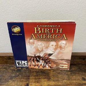 Birth of America (PC, 2006) CD-ROM Classic Strategy First Colonial PC Game NEW - Picture 1 of 4