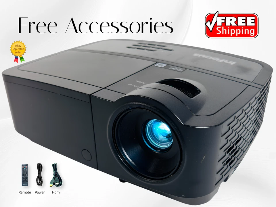 3500 ANSI DLP Projector for Golf Race Flight Simulator HDMI 1080p w/Bundle - Image 1 of 4