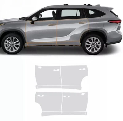Película protectora de pintura transparente precortada 3M para Toyota Highlander 2020-2025 Foto 1 de 4