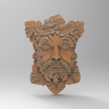 STL File Leaf Green LMan Garden Sculpture Relief 3D Printer CNC Carving Router