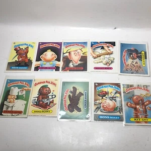 Lot Of 10 1986 Topp Garbage Pail Kids 5th Series Checklist Kit Spit Pinned Penny - Picture 1 of 15