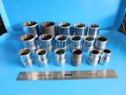Used, Snap On Tools 3/4 In.Short  Sockets,(  Lot Of 17 )  Sockets, Ldh Series