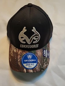 NEW Vanderbilt Commodores Realtree Camouflage Camo One Fit Hat Cap M/L - Picture 1 of 3