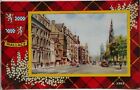 Ancienne Carte Postale Edinbourg Princes St Wallace Écossais Et Manteau De Bras
