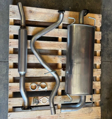 Tubo medio resonador silenciador de escape de acero para Subaru Impreza Hatchback 08-11 Foto 1 de 3