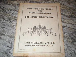 Allis Chalmers 500 Serie Grubber Bedienungsanleitung - Bild 1 von 1