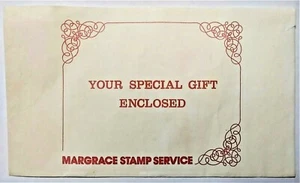 Margrace Stamp Service Stamp Collector's Special Gift Envelope Slit Open Top b - Picture 1 of 3