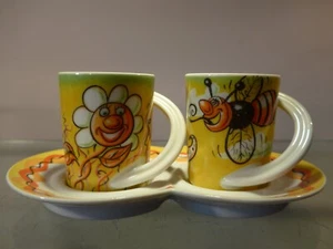 Rosenthal Espresso-Sammeltassen Love Cup Nr. 2 Kenny Scharf 3 Teile  limitiert - Bild 1 von 12